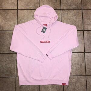 The Marathon Clothing TMC Marathon Bar Hoodie-Pink-Size 5XL
